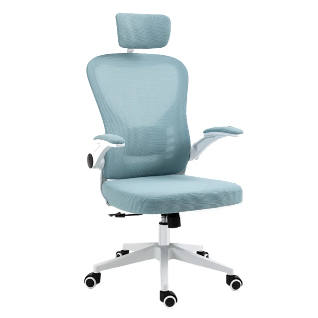 凱堡 AI高階人體工學全網椅（白款）(電腦椅/辦公椅/高背椅