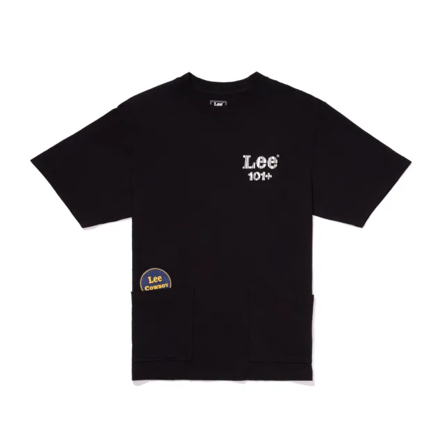 【Lee 官方旗艦】男裝 短袖T恤 / 左胸小LOGO 雙口袋 共2色 舒適版型(LB302074035 / LB302074K11)