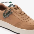 【LACOSTE】男鞋-Holiday Capsule Ace皮革運動鞋(咖啡色)