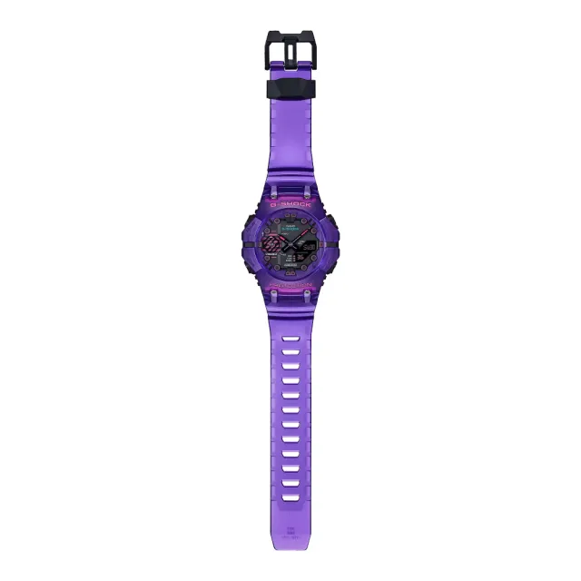 【CASIO 卡西歐】G-SHOCK虛擬數位風格藍牙運動電子錶46mm(GA-B001CBRS-6A)