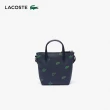 【LACOSTE】包款-鱷魚紋迷你斜背手提袋(藍色)
