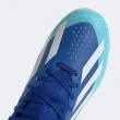 【adidas 愛迪達】X CRAZYFAST.3 MG J 兒童款 運動 室外足球釘鞋 塑膠釘 藍白(IE1566)