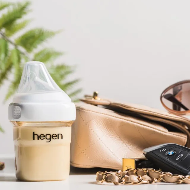 【hegen】金色奇蹟PPSU多功能方圓型寬口奶瓶 240ml(母嬰用品 新生禮 月子中心 不含塑化劑)