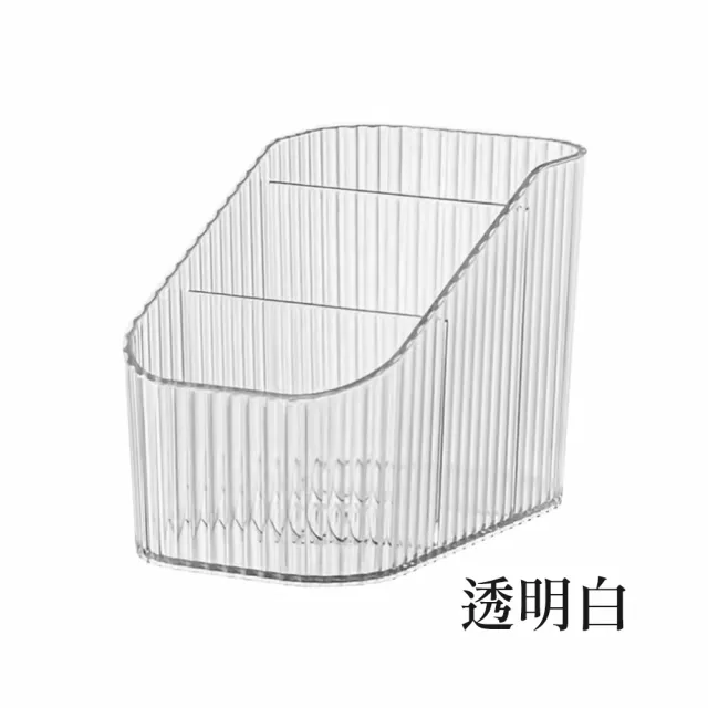 【JIAGO】輕奢透明分格桌面收納盒