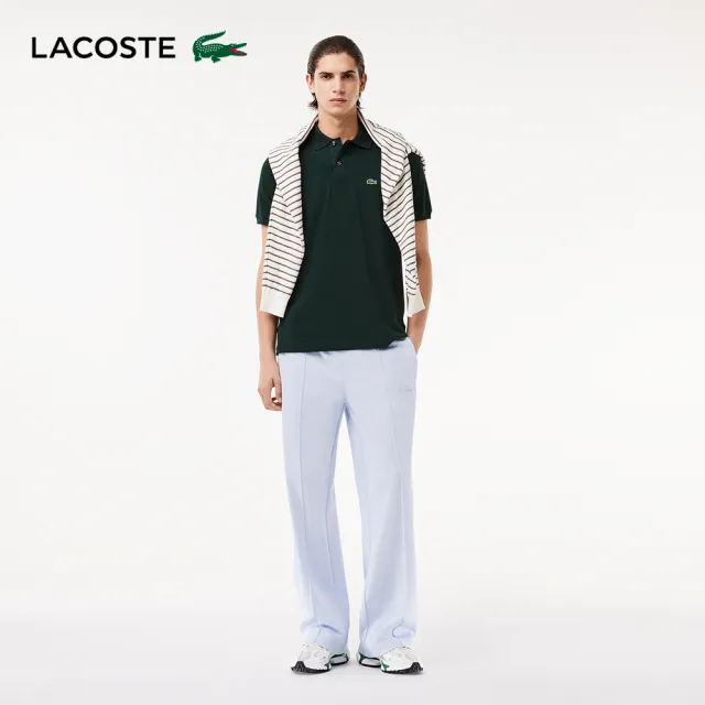 【LACOSTE】男裝-經典L1212短袖Polo衫(墨綠色)