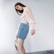 【iROO】愛心絨感短裙