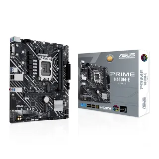 【ASUS 華碩】PRIME H610M-E-CSM 主機板+美光 D5 16G 4800 DDR5 記憶體(組合1-4)