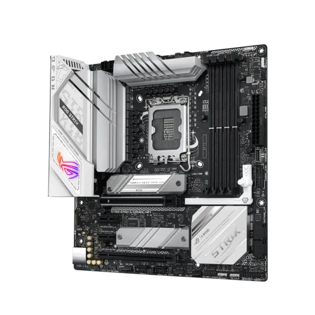 【ASUS 華碩】ROG STRIX B760-G GAMING WIFI 主機板+華碩 DUAL-RTX4060TI-O8G-WHITE 顯示卡(組合4-5)