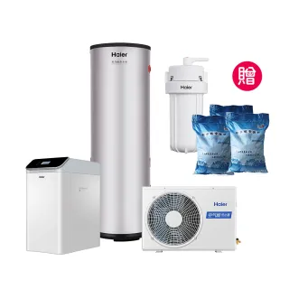 【Haier 海爾】300L新一代變頻空氣能熱泵熱水器+中央軟水機(不含安裝)