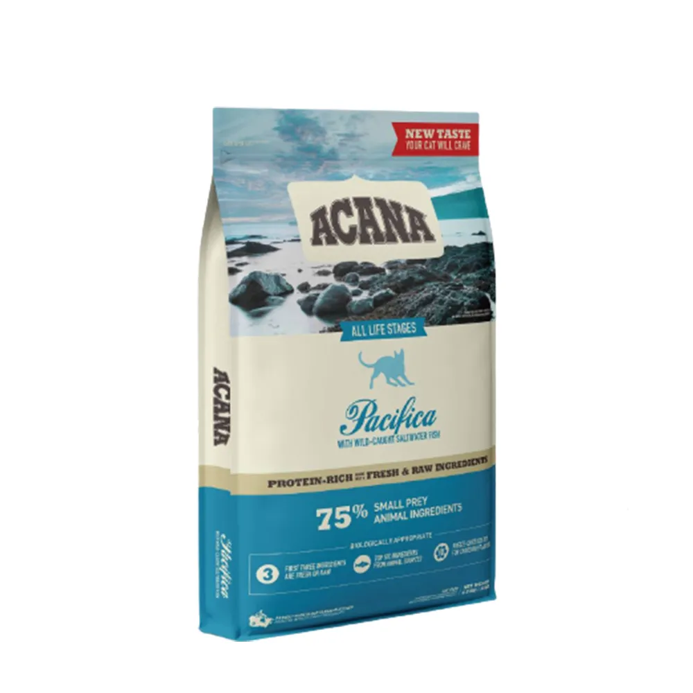 【ACANA】海洋盛宴挑嘴貓無穀配方-多種魚+玫瑰果4.5KG(貓飼料/貓糧)