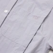 【OUWEY 歐薇】輕感風衣料後開抽繩襯衫(淺紫色；S-L；3242431501)