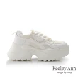 【Keeley Ann】圖騰厚底老爹鞋(白色426772240-Ann系列)