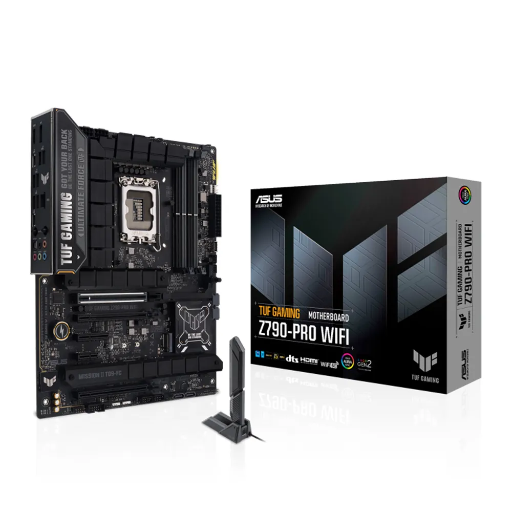 【ASUS 華碩】TUF GAMING Z790-PRO WIFI 主機板+華碩 PROART-RTX4060-O8G 顯示卡(組合8-3)