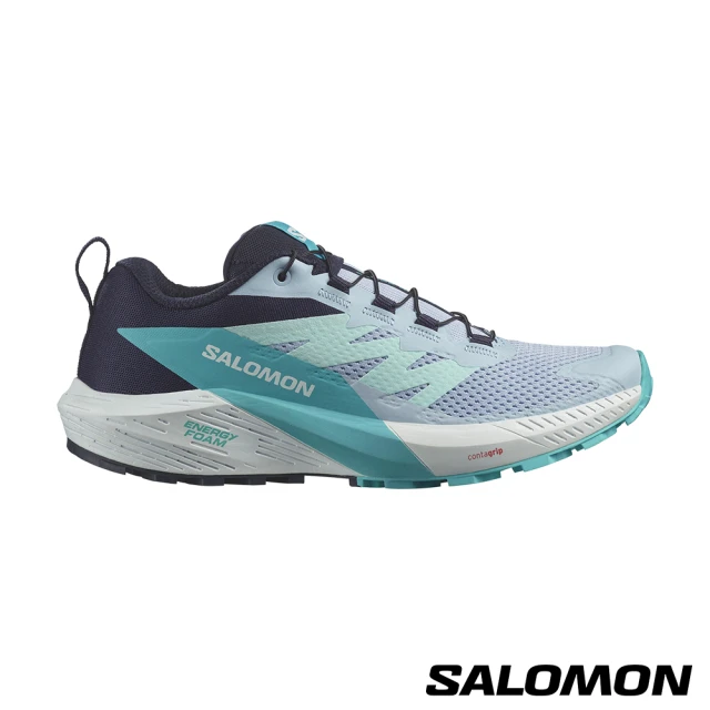 salomon 女 SENSE RIDE 5 野跑鞋(羊絨藍/碳藍/藍)