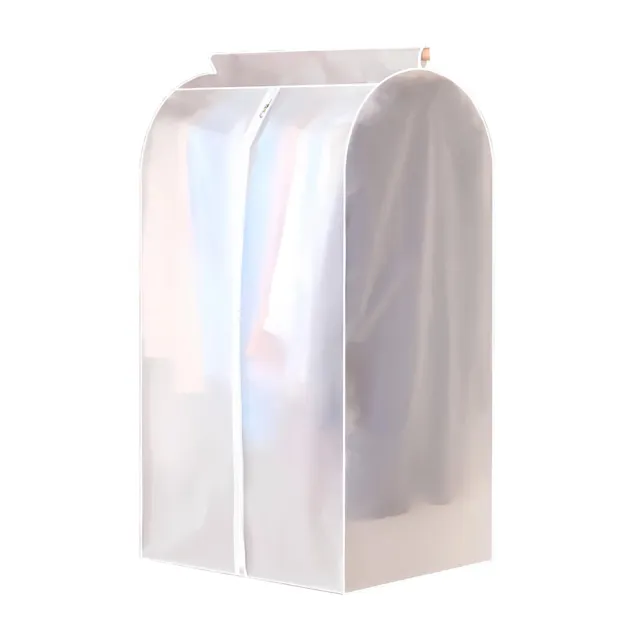 【wellane】掛式立體衣物防塵罩 衣櫃衣物防塵袋(透明掛衣袋 衣物收納)