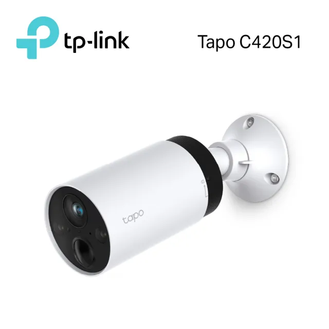 【TP-Link】Tapo C420S1 真2K 400萬畫素無線網路攝影機 IP CAM(全彩夜視/512GB/單鏡頭組)