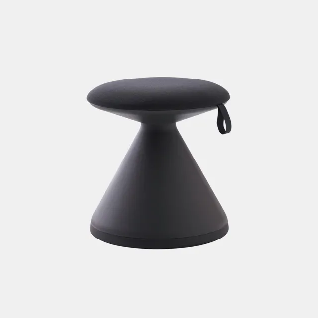 【iloom 怡倫家居】FUNGUS 設計師系列輕巧造型蘑菇椅(黑底)