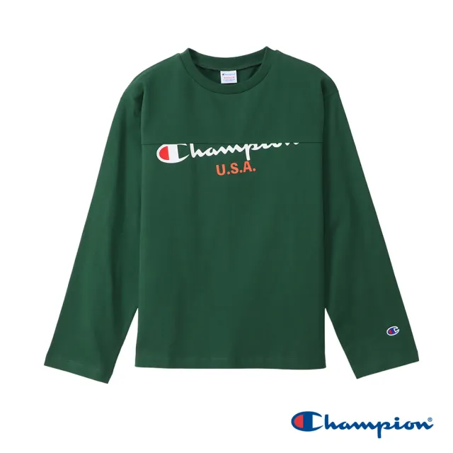 【Champion】官方直營-LOGO款百搭長袖上衣-女(6款)