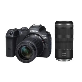 【Canon】EOS R7 + RF-S 18-150mm F3.5-6.3 IS STM 單鏡組 + RF 100-400mm F5.6-8 IS USM(公司貨)