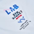 【5th STREET】男裝潮試紙印花長袖T恤-白色