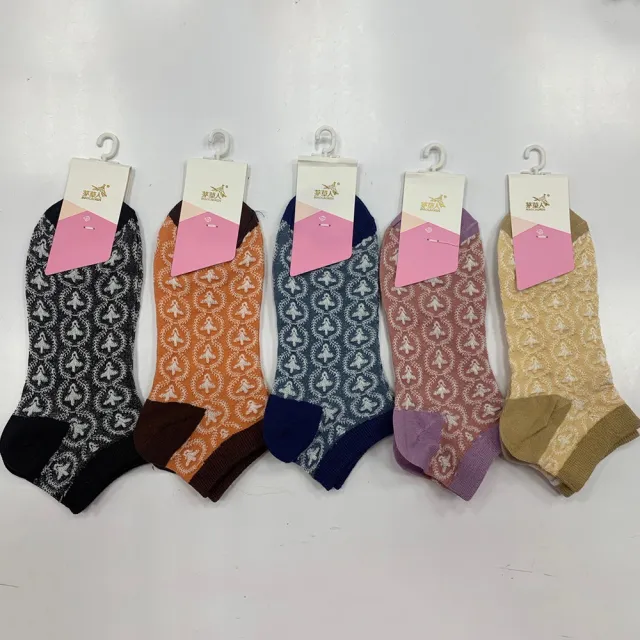 【Socks Form 襪子瘋】復古刺繡日系棉質短襪/踝襪/棉襪/船型襪/女襪(7色)