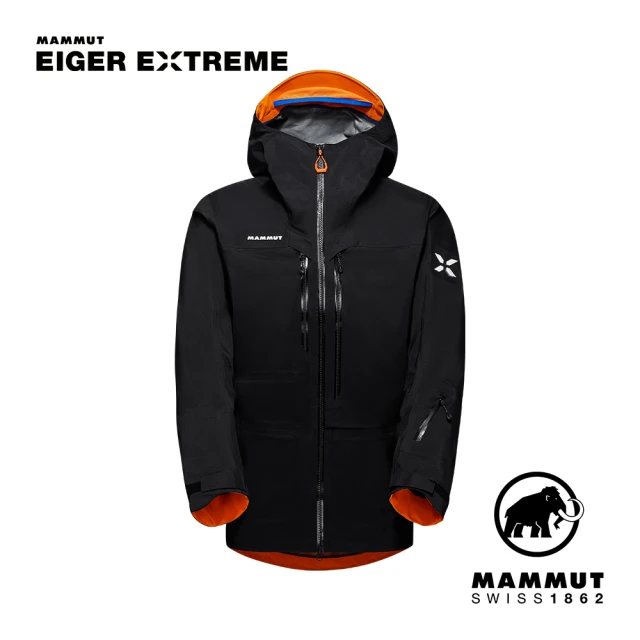 Mammut 長毛象 Eiger Free Advanced HS Hooded Jkt 極限艾格GTX防水防風連帽外套 黑色 男款 #1010-30300