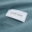 【GOLDEN-TIME】雲眠紗薄被套床包組-海軍藍(加大)