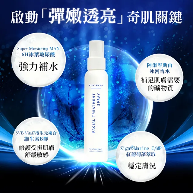 【KOCSKIN 克麗詩黛】奇肌超導機能水80ml