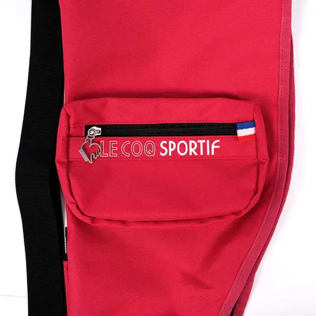 【LE COQ SPORTIF 公雞】高爾夫系列 女款粉色輕便可收納輕量練習袋 QLT0J430