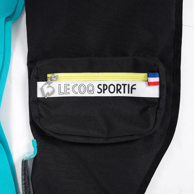 【LE COQ SPORTIF 公雞】高爾夫系列 女款黑色輕便可收納輕量練習袋 QLT0J430