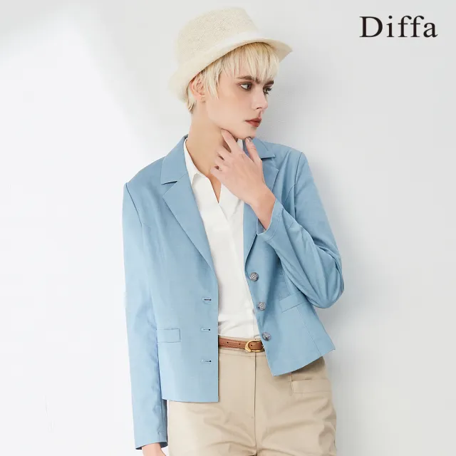 【Diffa】質感美型西裝外套-女