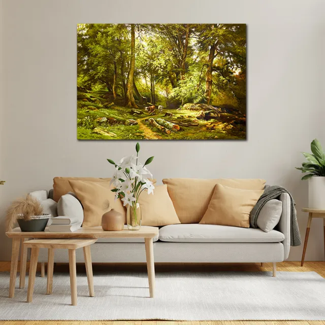 【御畫房】牛轉乾坤 國家一級畫師手繪油畫60×90cm(VF-93)