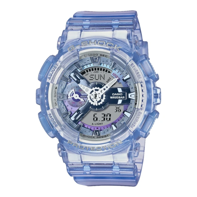 CASIO 卡西歐 G-SHOCK科幻領域雙顯錶(GMA-S110VW-6A)