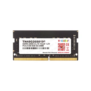 【v-color 全何】DDR4 2666 8GB 筆記型記憶體(SO-DIMM)