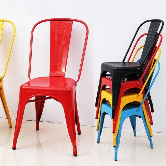 興雲網購 碳素鋼海綿餐椅(餐廳椅子 餐椅 北歐椅 書桌椅 休