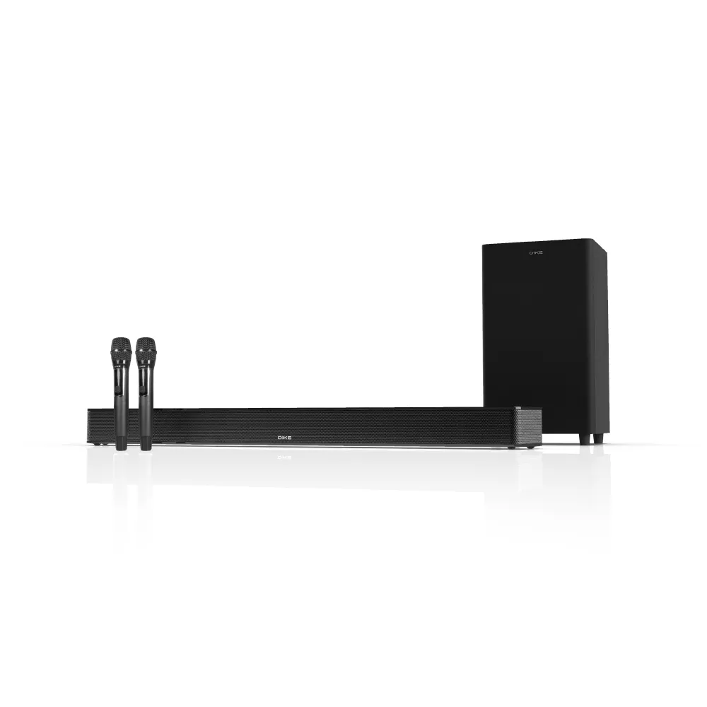 【DIKE】KTV無線重低音聲霸Soundbar 環繞家庭劇院(DSB330BK)