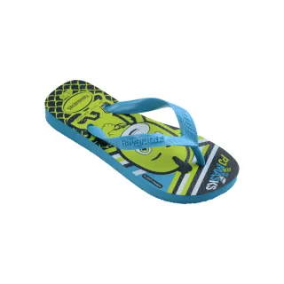 【havaianas 哈瓦仕】拖鞋 童鞋 兒童 夾腳拖 睡衣小英雄 Kids Top PJ Masks 藍 4148295-0212K(哈瓦士)