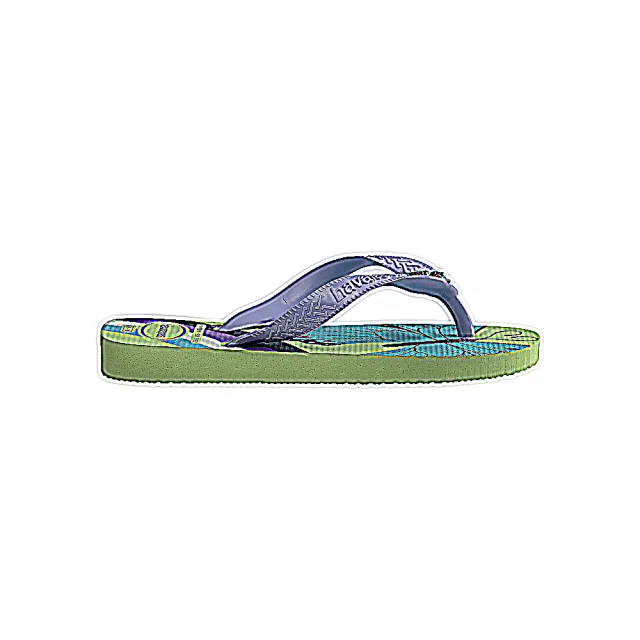 【havaianas 哈瓦仕】拖鞋 童鞋 兒童 夾腳拖 蝴蝶 Kids Fantasy 紫 4103405-6197K(哈瓦士)