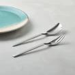 【有種創意食器】日本山崎金屬 - NAPOLI系列 - 不鏽鋼蛋糕叉匙組(2件式)