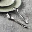 【有種創意食器】日本山崎金屬 - AQUATIQUE系列 - 霧面不鏽鋼湯匙(177 mm)