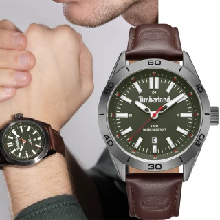 【Timberland】天柏嵐  經典簡約大三針石英腕錶-43mm(TDWGB0041401)