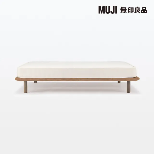 【MUJI 無印良品】胡桃木組合床台/Q/雙人加大(大型家具配送)