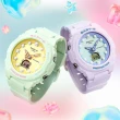 【CASIO 卡西歐】BABY-G 未來風 夢幻偏光色彩 霧面雙顯錶-粉紫(BGA-320FH-4A 防水100米)