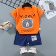 【Baby 童衣】男女童居家套裝 短袖外出套裝 短T-Shirt+短褲 89000(共１０色)