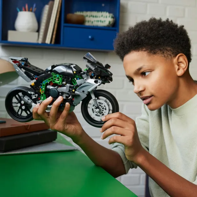 【LEGO 樂高】科技系列 42170 Kawasaki Ninja H2R Motorcycle(川崎重機 模型)