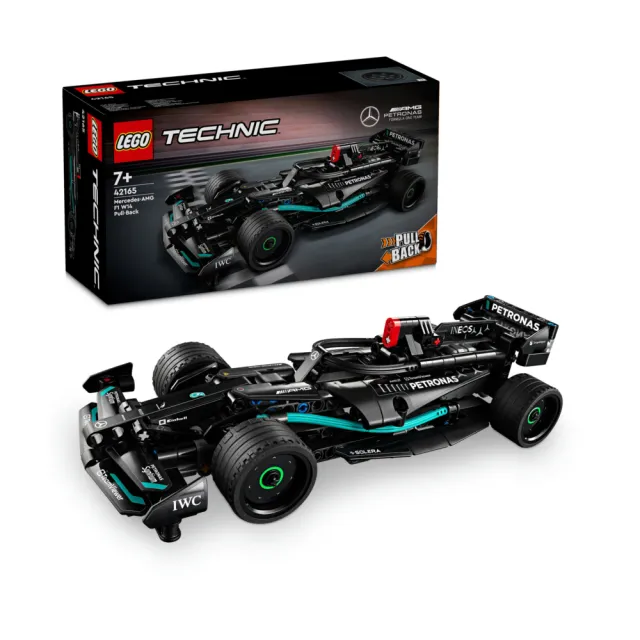 【LEGO 樂高】科技系列 42165 Mercedes-AMG F1 W14 E Performance Pull-Back(賓士 F1賽車 模型)