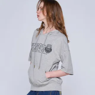 【BLUE WAY】女裝 金魚姬LOGO連帽 短袖 上衣-地藏小王