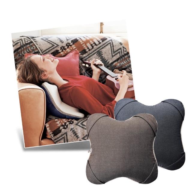 【ATEX】官方旗艦館  Lourdes日式蝴蝶型溫熱揉捏按摩抱枕AX-HCL288(按摩枕/力道霸主/蝴蝶枕)