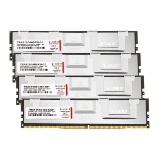 【v-color 全何】DDR5 OC R-DIMM 6000 64GB kit 16GBx4(AMD TRX50 工作站記憶體)