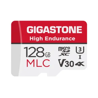 【GIGASTONE 立達】MLC監控/行車專用10xHigh Endurance microSDXC U3 128GB記憶卡(128G 支援視訊監控)